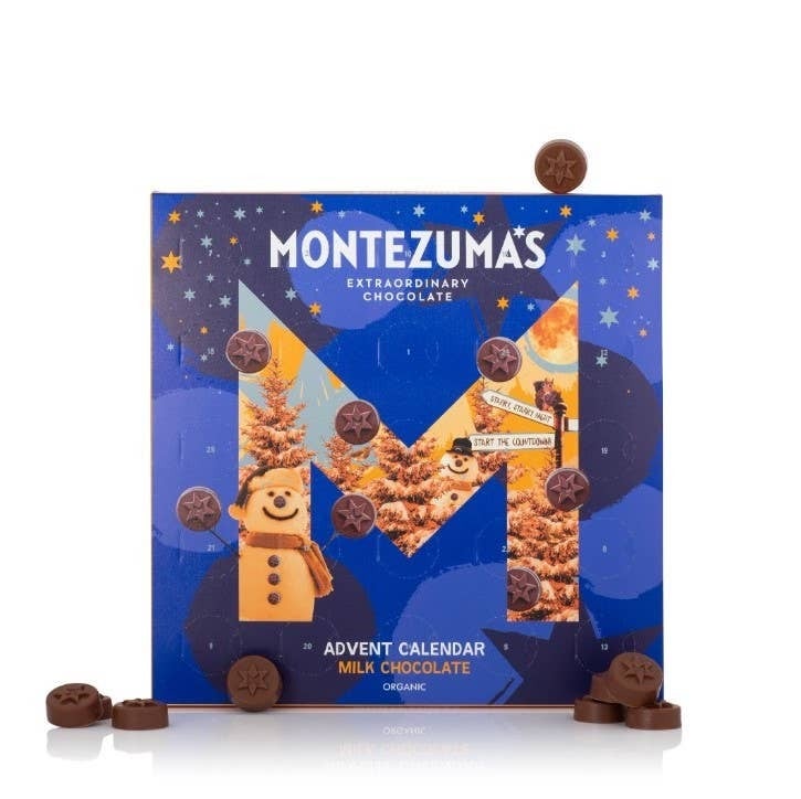 Montezuma's Chocolates Organic Milk Chocolate Christmas Advent
